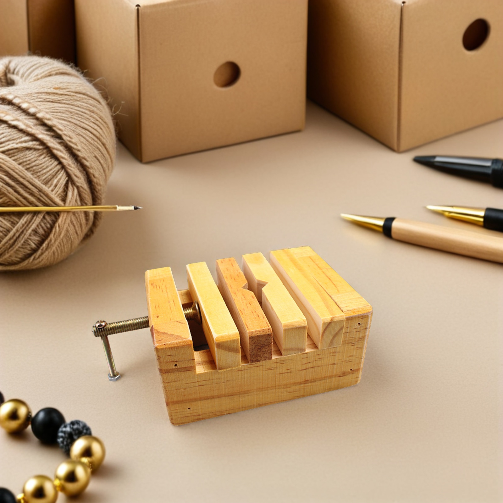 Woodworking Tool Stores - Wooden Clamp Engraving Vise Seal Engraving