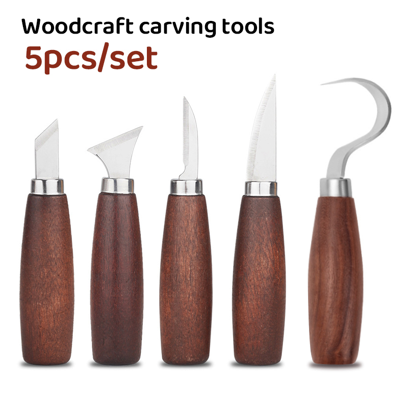 Woodworking Hand Tools - 5pcs tools for wood carving Chisel