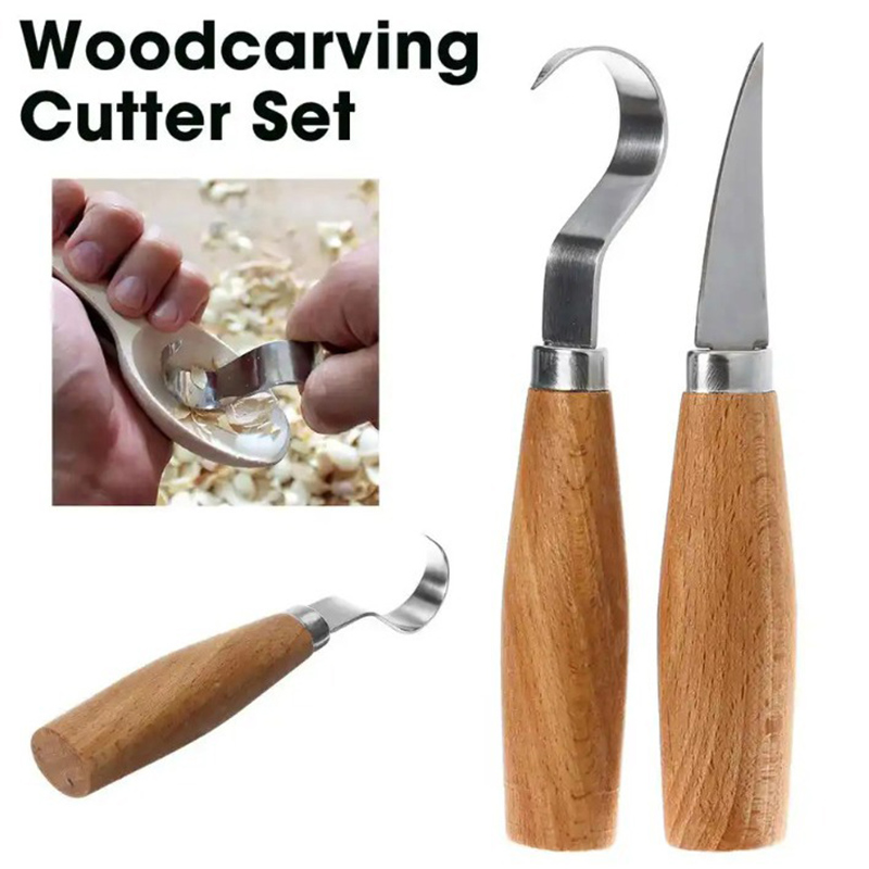Woodworking Hand Tools - Wood Carving Knife Chisel Hook Knife