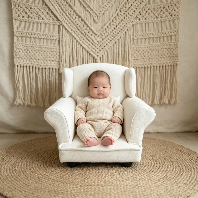 Woodworking For Kids - Baby Photoshoot Sofa Chair Bed Newborn