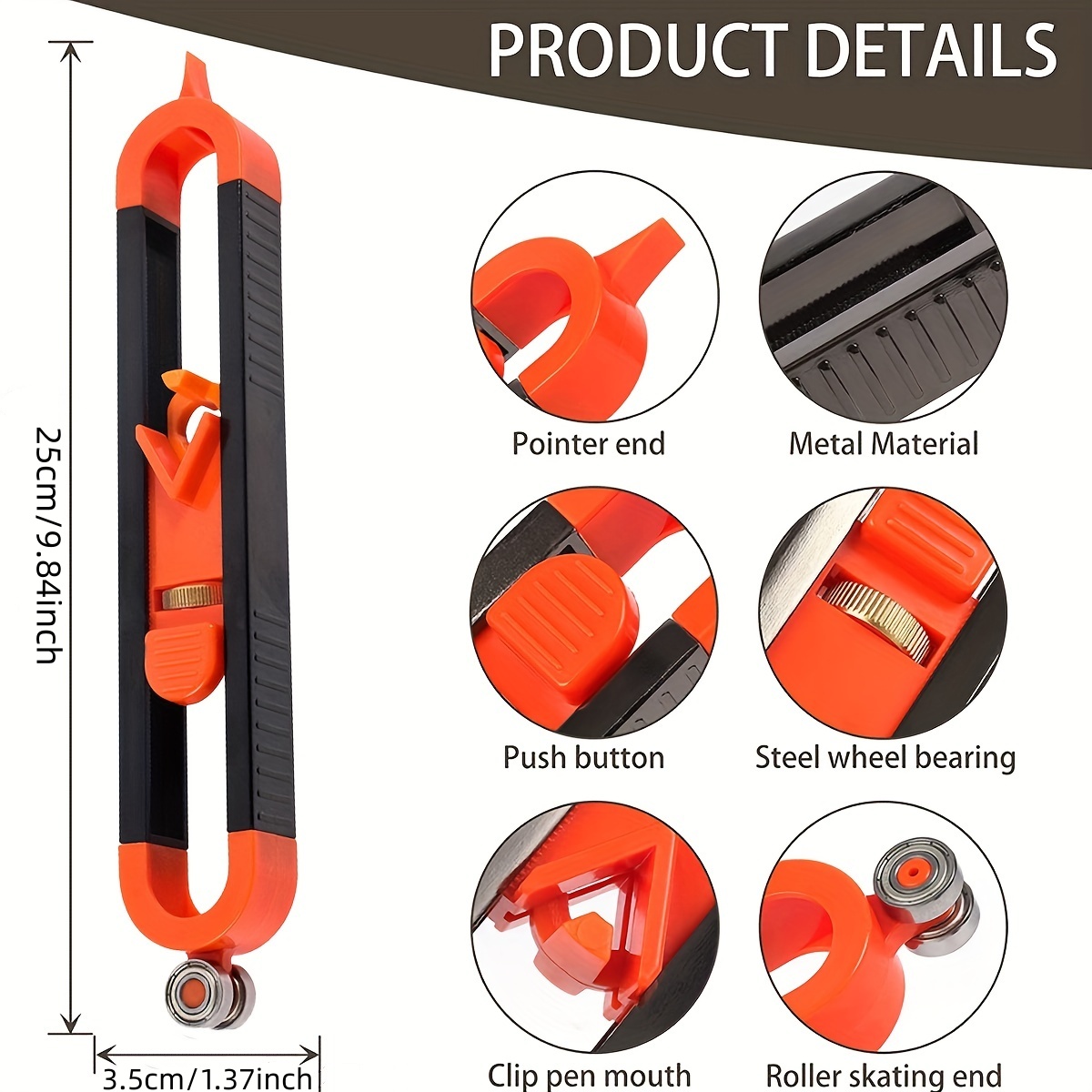 Contour Gauge Scribing Tool, P - Woodworking Equipment 评论和价格