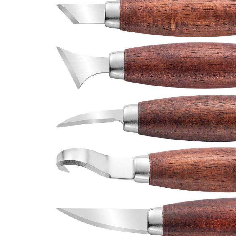 5 Pcs Wood Carving Chisel Set  - Woodworking Hand Tools 评论和价格