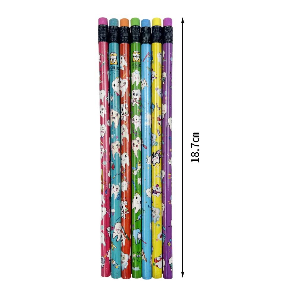 50pcs Dental Pencil Cute Carto - Woodworking For Kids 评论和价格