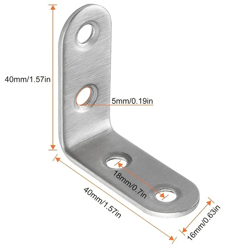 6Pcs Stainless Steel 90 Degree - Woodworking X Brace 评论和价格