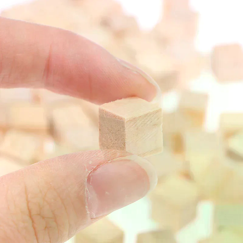 100pcs Unfinished Blank Mini D - Woodworking For Kids 评论和价格