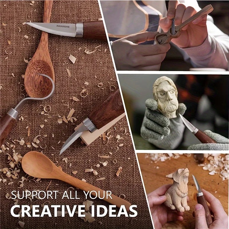 5pcs tools for wood carving Ch - Woodworking Hand Tools 评论和价格