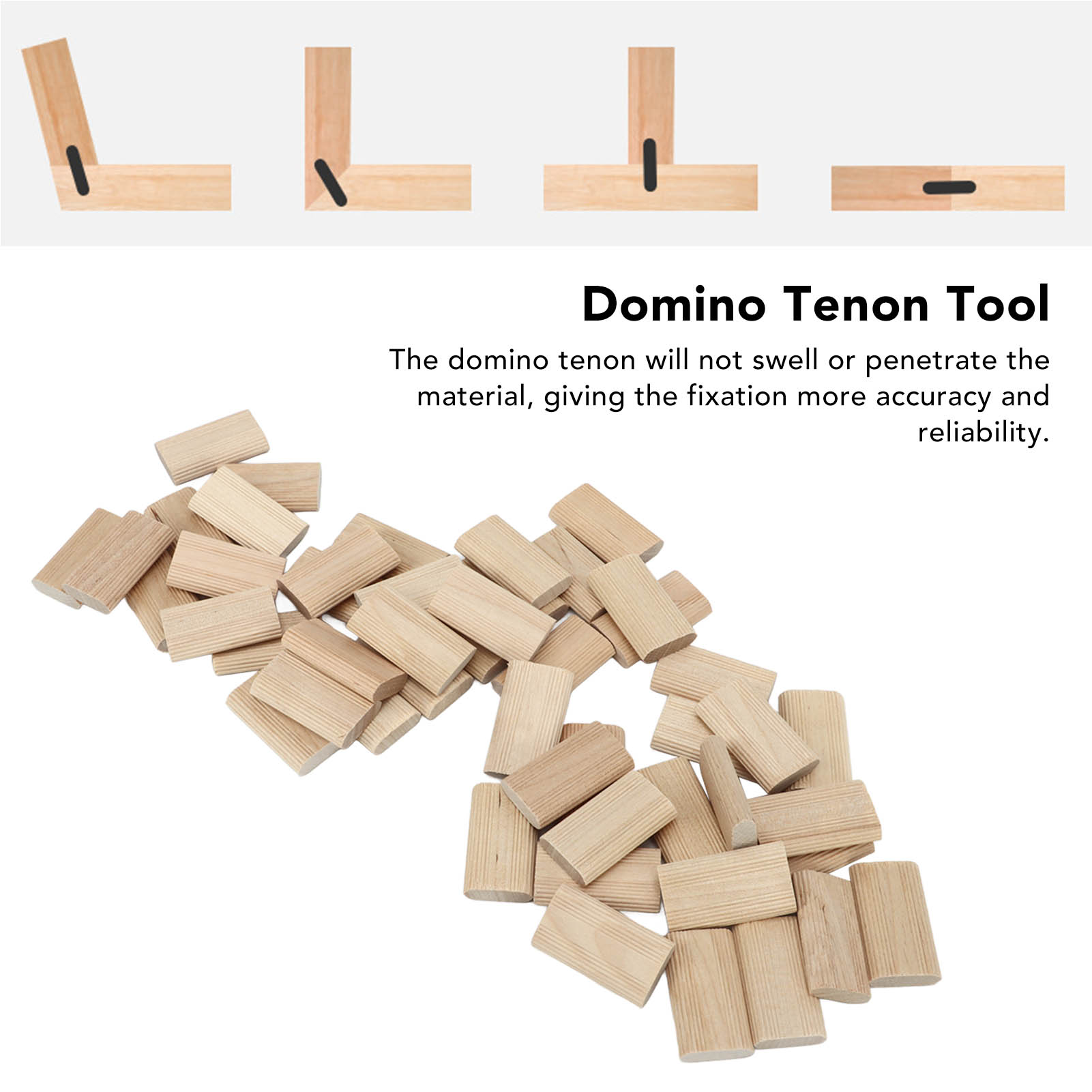 Domino Tenon Beech Wood 8x40mm - Woodworking Domino 评论和价格