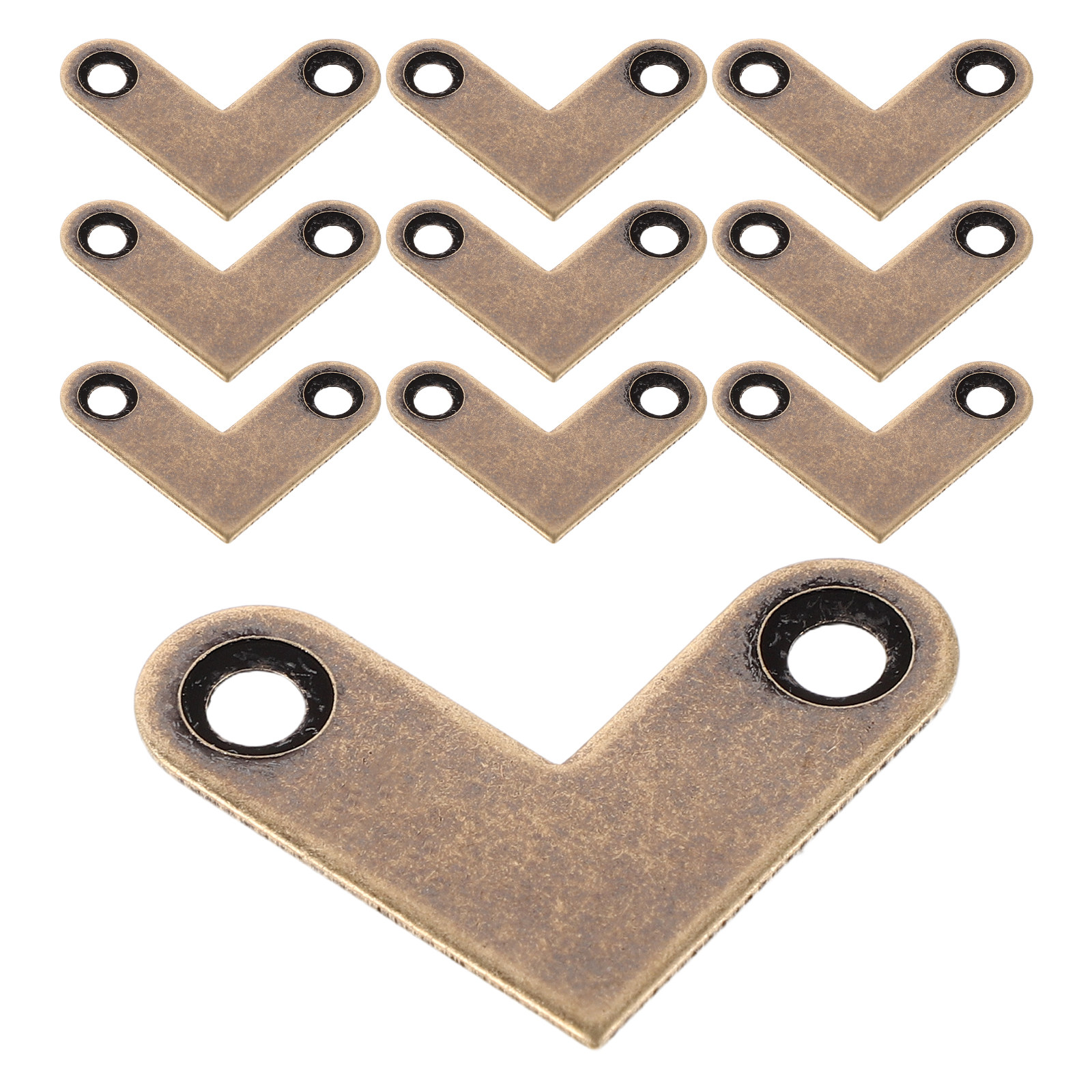 10Pcs Thick Pure Copper Corner - Woodworking X Brace 评论和价格