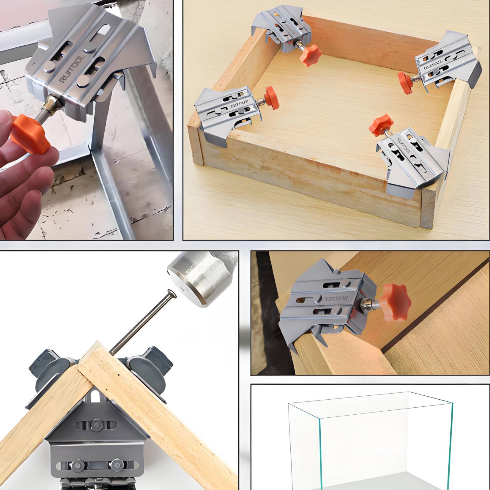 90 Degree Corner Clamp Stainle - Woodworking Diy 评论和价格