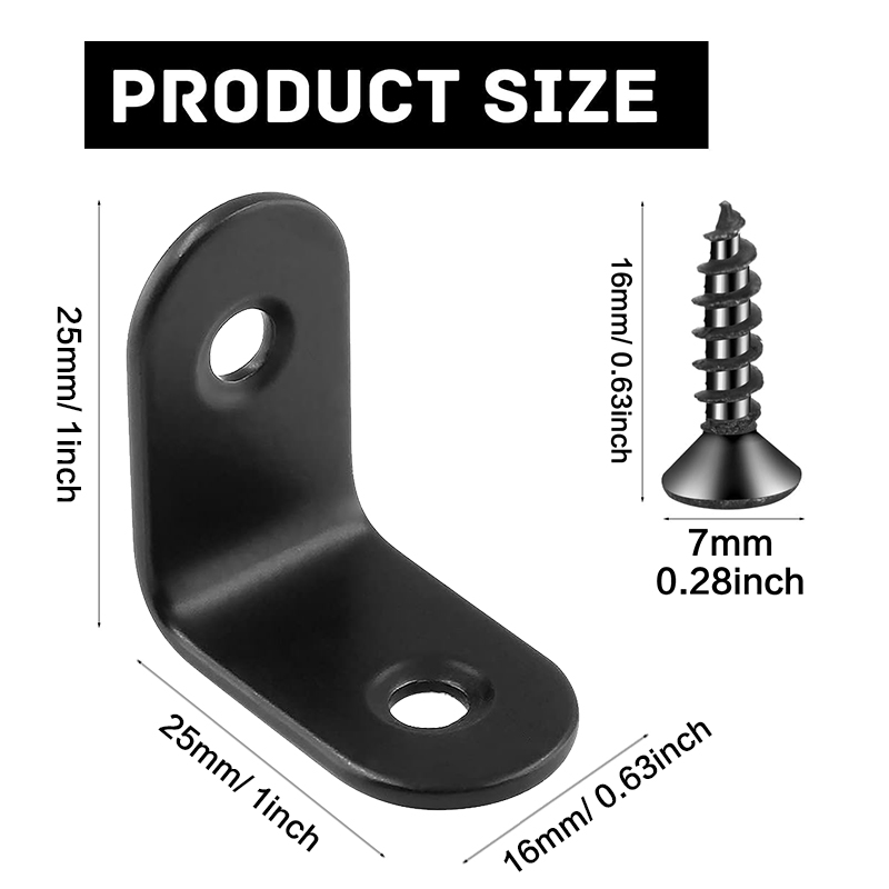 5-40 pcs, Corner Brace 25 x 25 - Woodworking X Brace 评论和价格