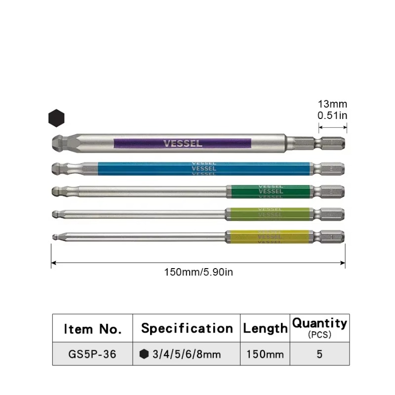 VESSEL JIS GSBP Series Bit Set - Woodworking In Japan 评论和价格