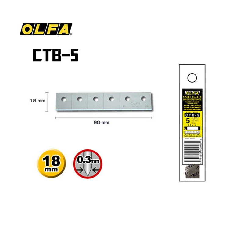 OLFA CTB-5 5pcs Carton Cutter  - Woodworking In Japan 评论和价格