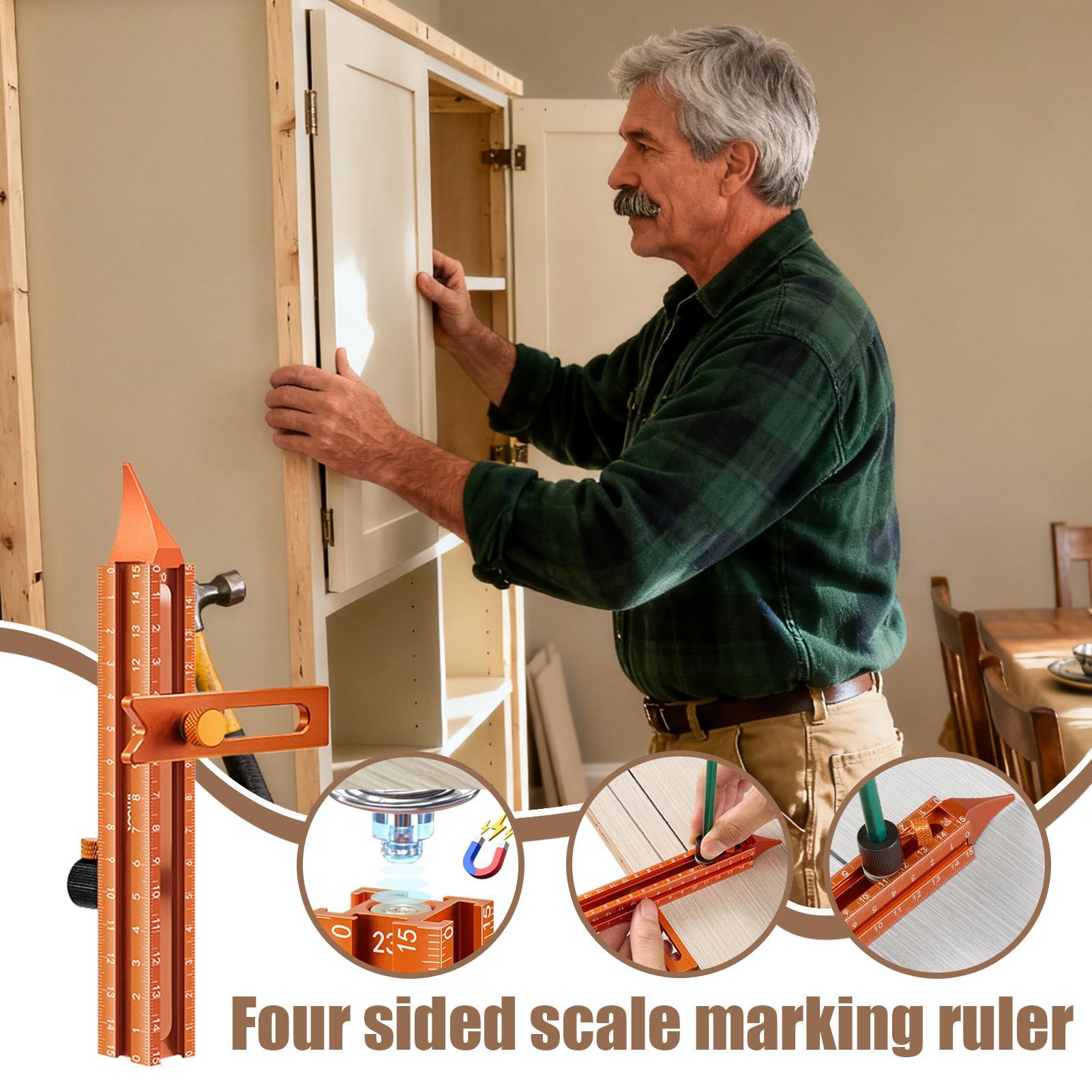 Woodworking Ruler Magnetic Bas - Woodworking Carpenter 评论和价格