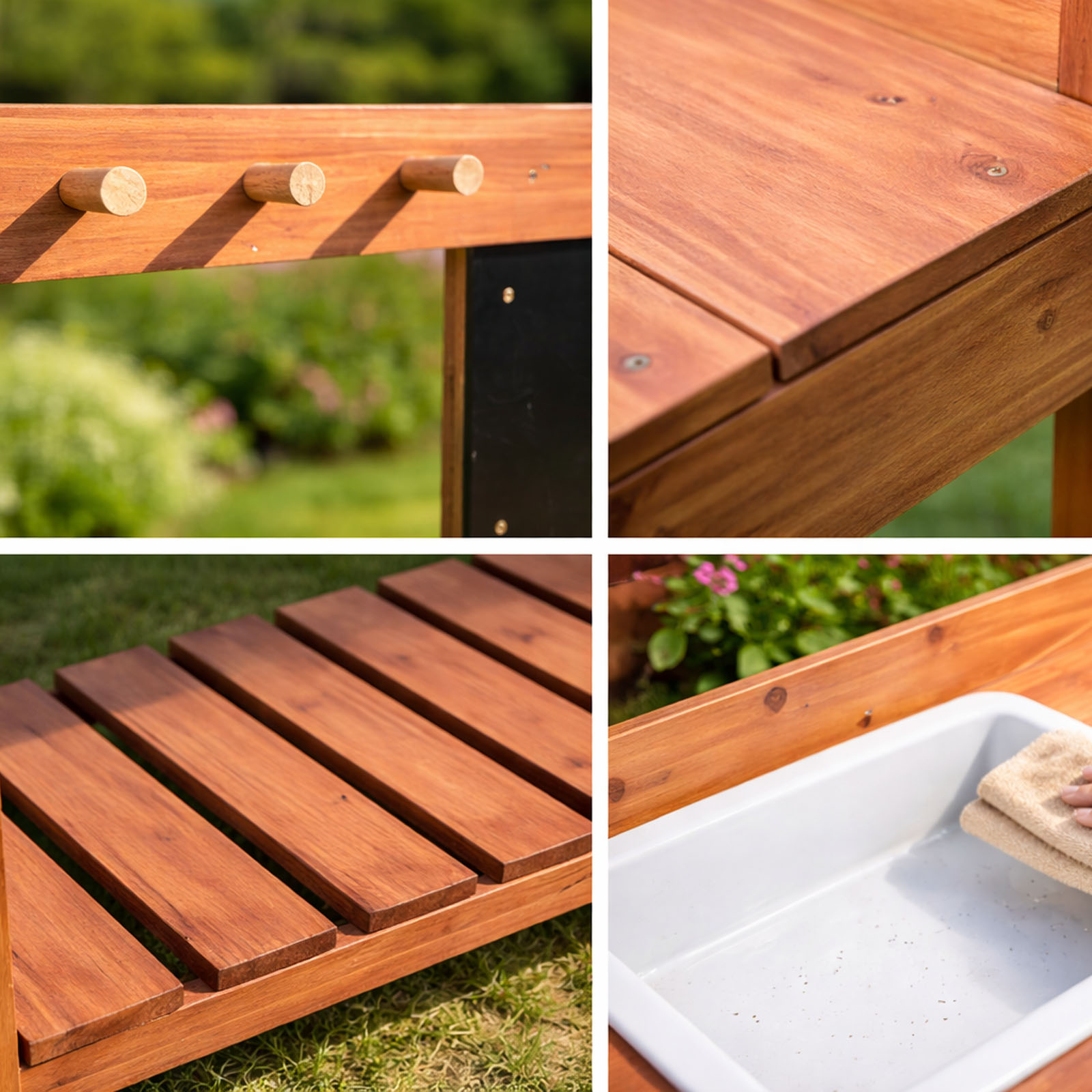 Wooden Potting Benches For Chi - Woodworking For Kids 评论和价格
