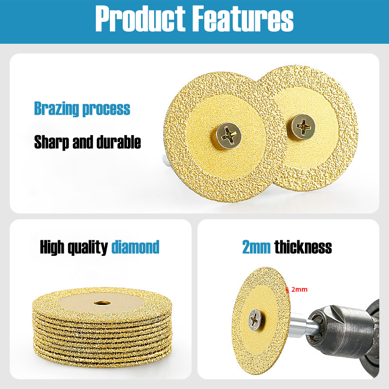 40mm Braze Diamond Saw Blade M - Woodworking Electric Saw 评论和价格