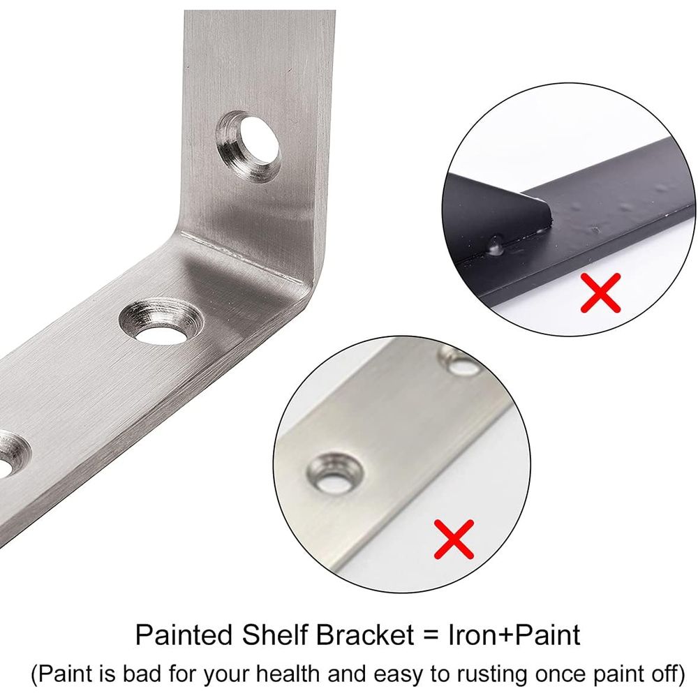 5 x 3 Heavy-Duty Stainless Ste - Woodworking X Brace 评论和价格