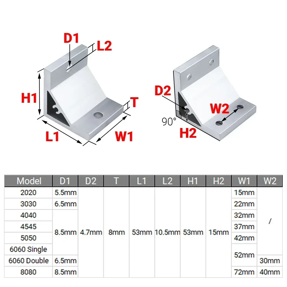 4Pcs 90 Degree Corner Angle Br - Woodworking Joints 评论和价格