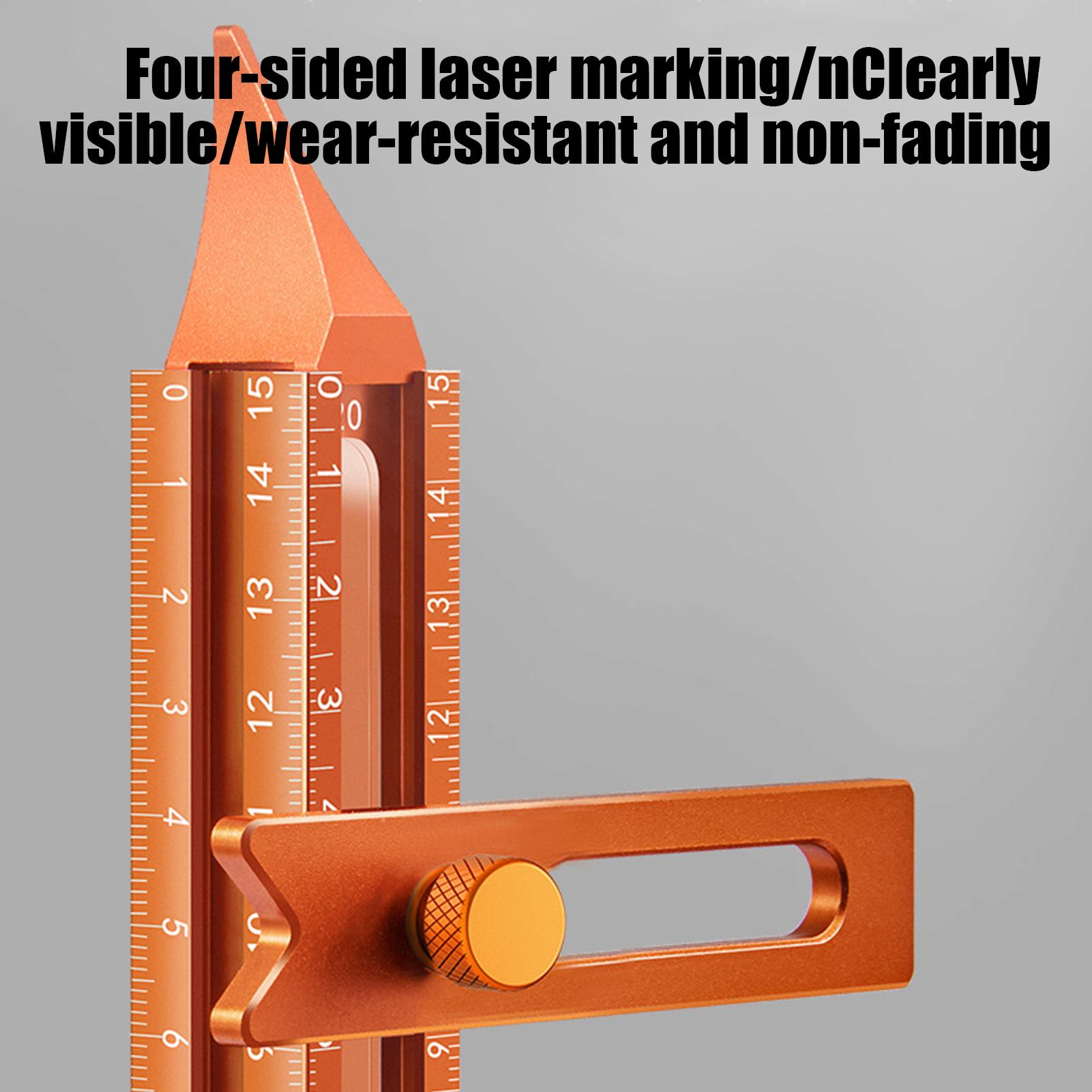 Wood Marking Tool 4-Sided Magn - Woodworking Carpenter 评论和价格