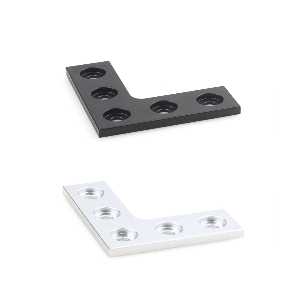 2Pcs/lot L Type 5 Holes 90Degr - Woodworking Joints 评论和价格