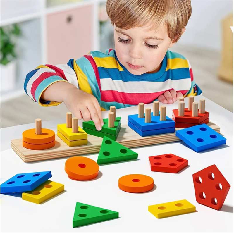 Montessori Wooden Toys Color S - Woodworking For Kids 评论和价格