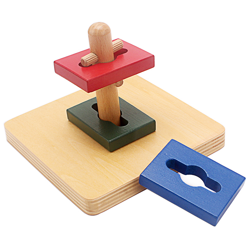 Infant Montessori Wooden Toy T - Woodworking For Kids 评论和价格