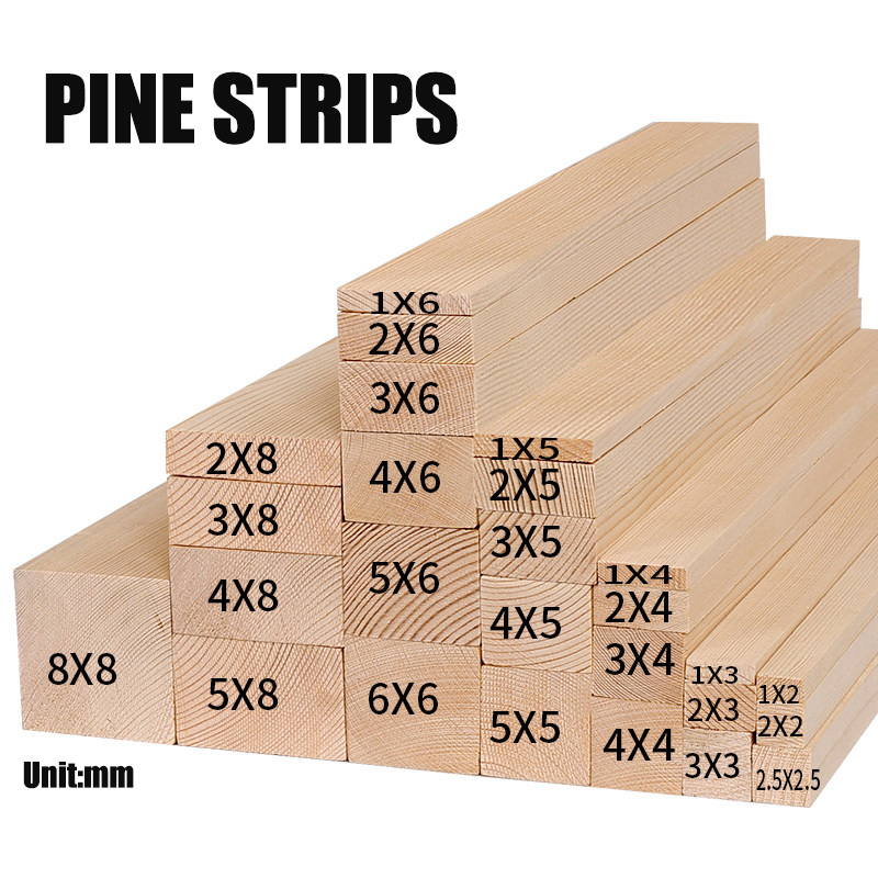 Length 10-100cm Solid Pine Woo - Lumber Woodworking 评论和价格
