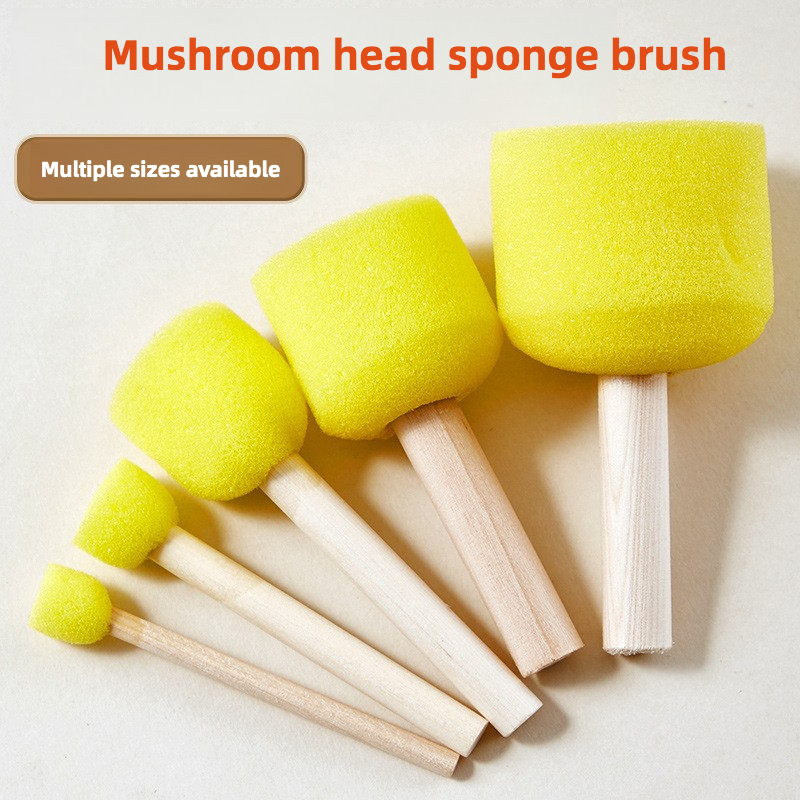 10 Pcs Set Wooden Handle Mushr - Woodworking For Kids 评论和价格