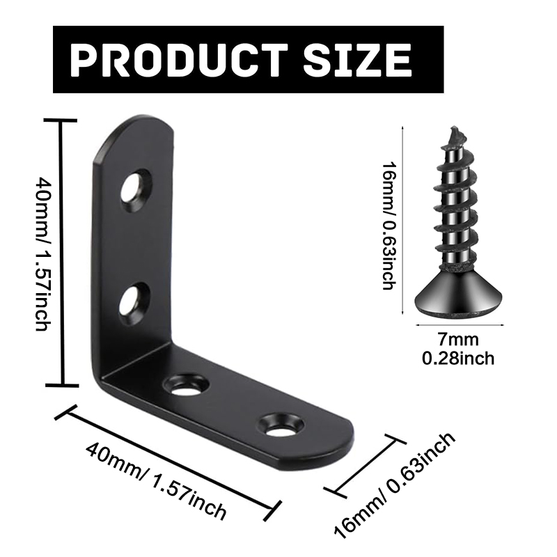 6-20 Pcs L Bracket Stainless S - Woodworking X Brace 评论和价格
