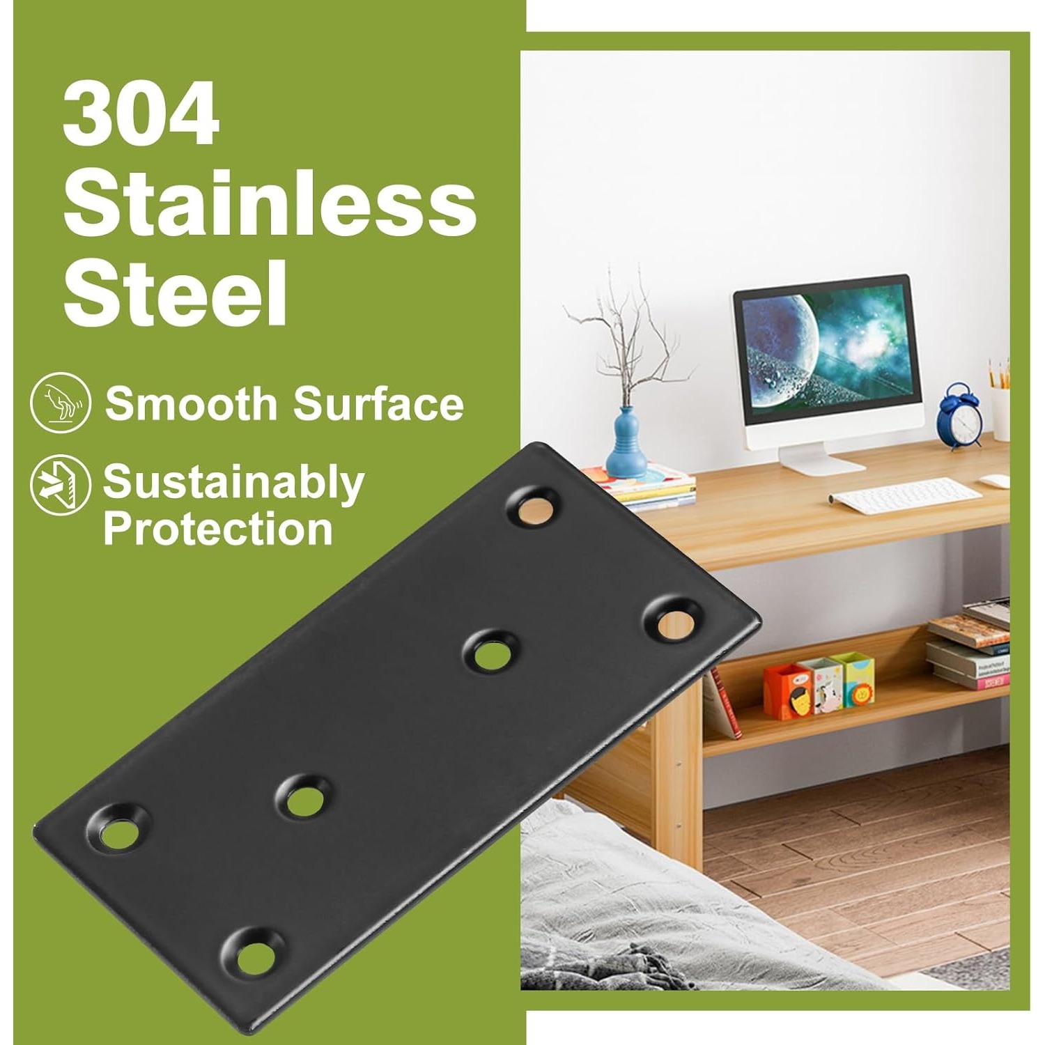 Flat Straight Brace Bracket, B - Woodworking X Brace 评论和价格