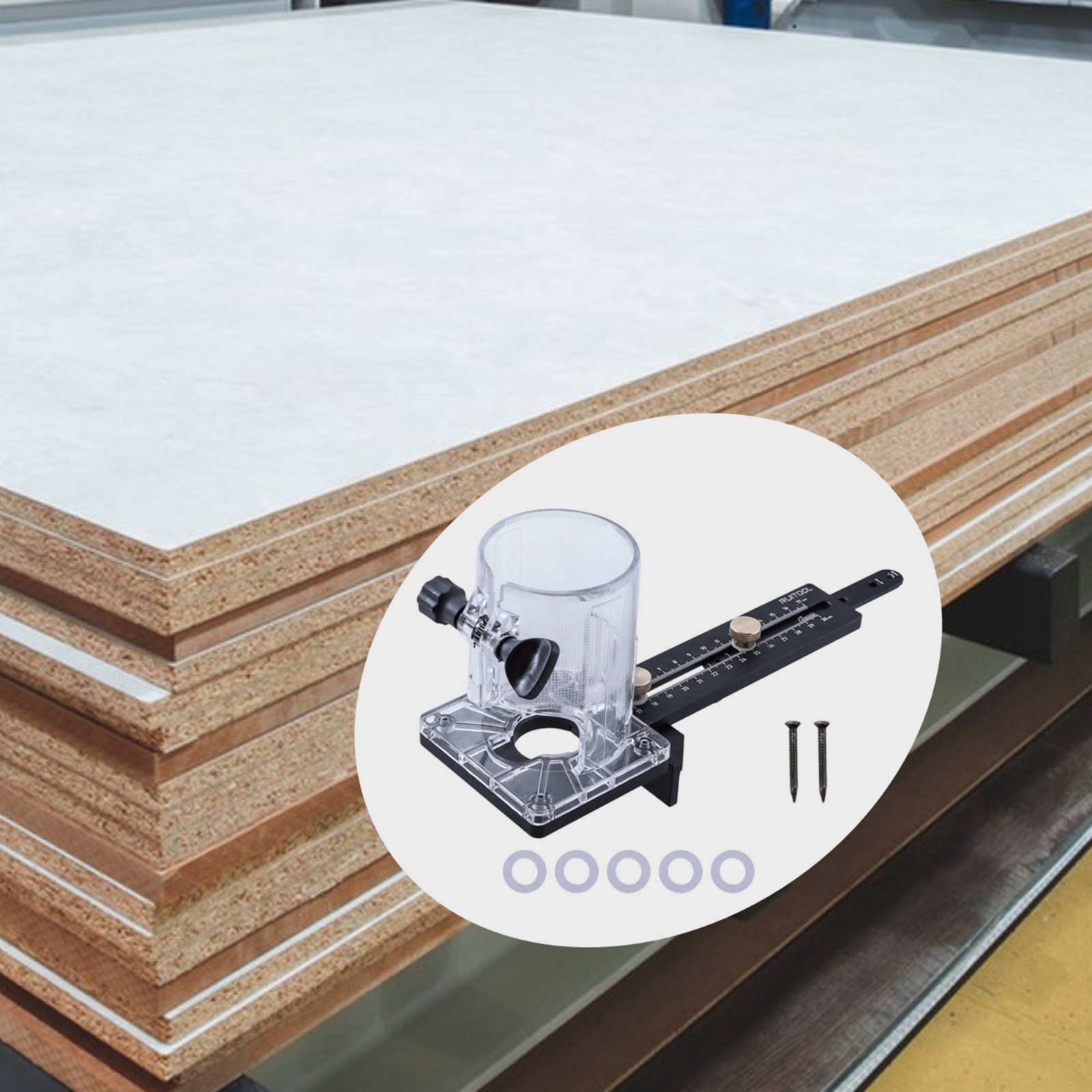 Router Circle Cutting Jig Mult - Woodworking Carpenter 评论和价格
