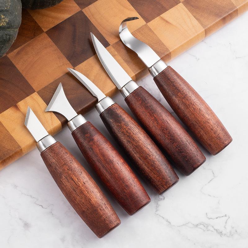 New 5pcs Tools For Wood Carvin - Woodworking Hand Tools 评论和价格